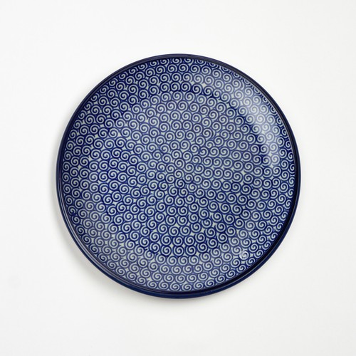 Polish pottery 20cm plate - plate,