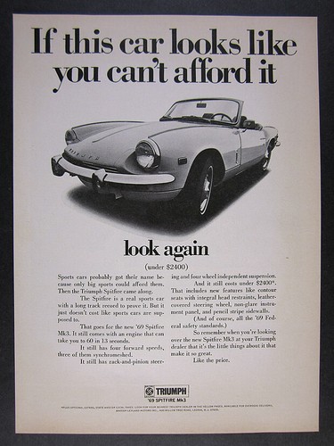 1969 triumph spitfire - spitfire, mk3