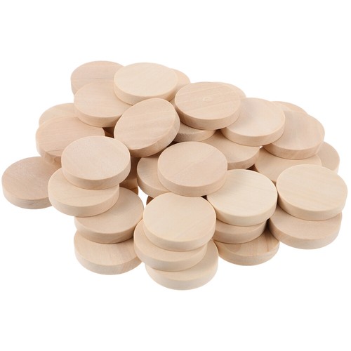 Pcs solid wood round chips - pcs,