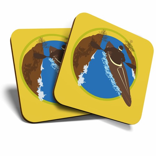 Coasters canoe kayak - 2,