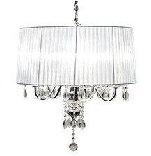 Beaumont White Shade 5 Arm