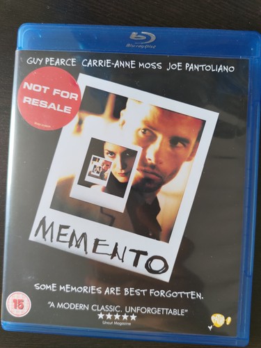 Memento blu ray - memento, 2000