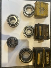 vintage 4 X Timken Taper Roller Bearings + 1 x RHP