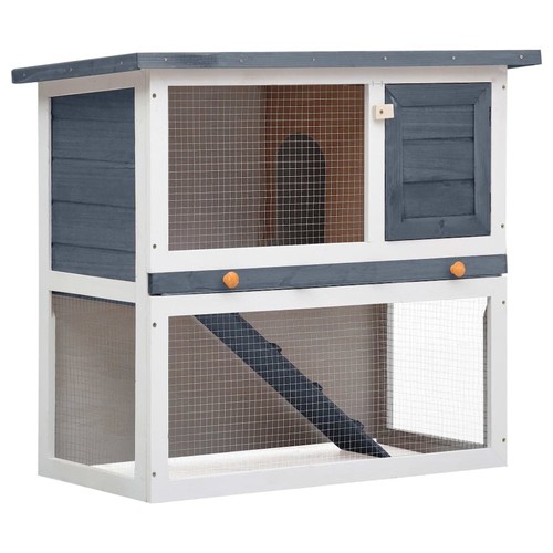 Rabbit hutch grey and - rabbit,