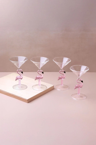 Flamingo stem pink cocktail - stem,