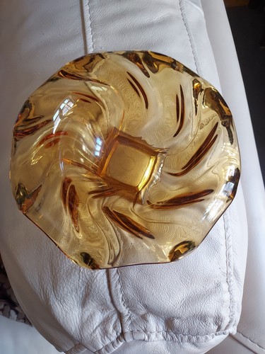 Vintage art deco bagley - vintage, amber