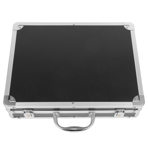 Metal briefcase aluminum - briefcase, alloy