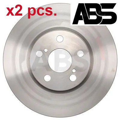 Pcs front brake disc set - x2,