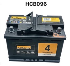 HALFORDS HCB096 CAR BATTERY 12