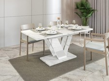 Extendable dining table - dining,