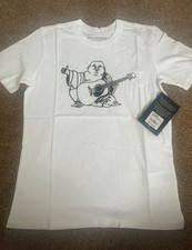 True Religion Kids White Buddah T-shirt Age 10-11 Years BNWT
