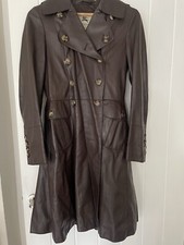 Ladies BURBERRY leather trench coat