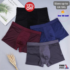 Bamboo Fiber Boxer Shorts Underpants Man Pants Men Boxers Underwear Men's