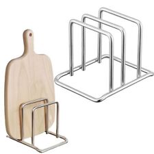 Cutting Board Holder Chopping Board Organizer Pot Lid Stand Stainless Steel Rack
