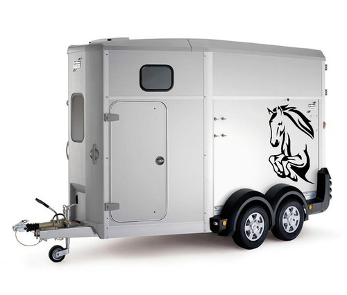 Horse head car trailer box - horse,