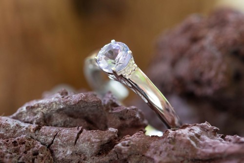 Tanzanite sterling silver - tanzanite, ring