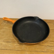 Le Crueset Cast Iron 23cm Pan Volcanic Orange