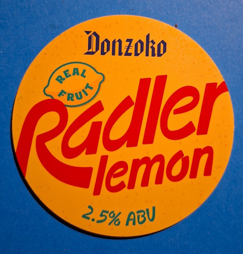 Donzoko brewery radler lemon - brewery,