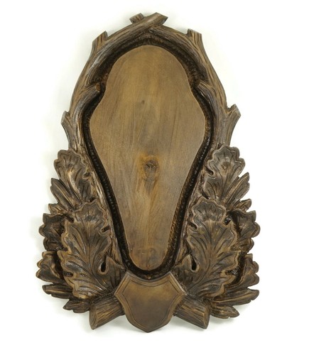 Wooden trophy plaque - wooden,