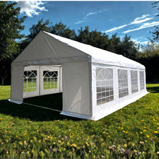 Marquee Gazebo HEAVY DUTY PVC 500gsm Fire Resistant 4x8 5x10 6x12 7x14m