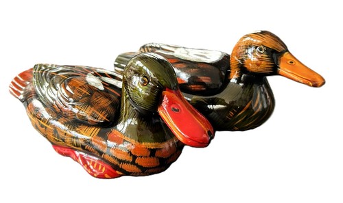 Pair vintage mandarin - of,