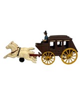 Vintage Cast Iron 2 Horse