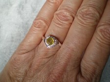 Ambilobe Sphene ring, 0.98