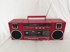 Vintage Panasonic RX-C37L Stereo Radio Cassette Red - Tape Needs Attention