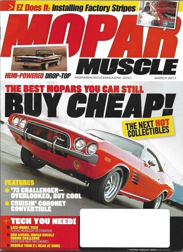 Mopar muscle 2011 - muscle,