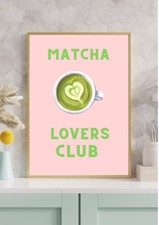 Matcha Lovers Club Latte A4