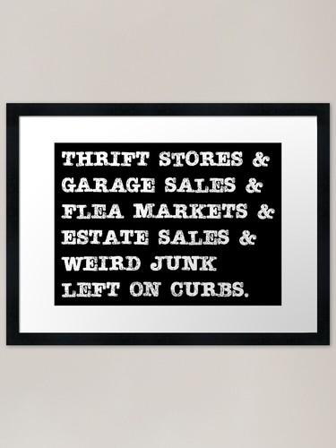 Thrift store garage - thrift,