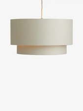 Lamp Shade - Next - Champagne Gold Rico. 2 Tier, Cord and Bulb Included.