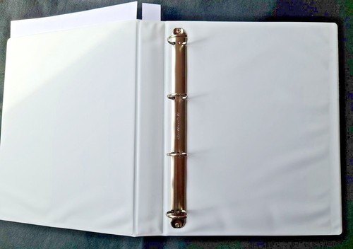 White presentation folder - a4,