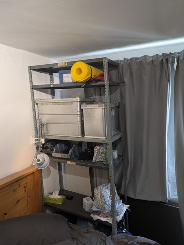 Dexion racking shelving garage - dexion,