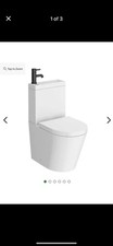 Arezzo Space Saving Combined Two-In-One Wash Basin + Rimless Toilet