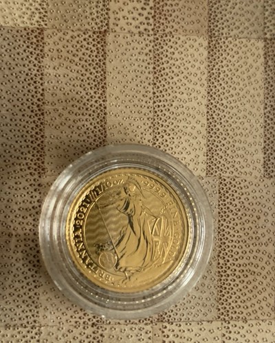 Britannia 2021 gold coin 10 - 2021, 1/10