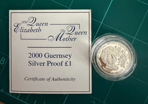 2000 guernsey silver - 2000, £1