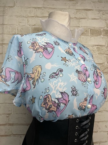 Hell bunny mermaid - hell, blouse