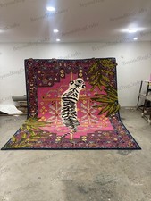 Bengal Tiger Hand-Tufted Wool