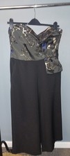 Black Gold Croped Strapless