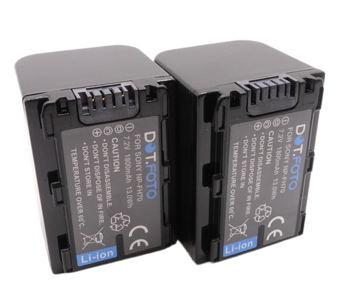 Fh70 fh60 1800mah - 2x, np-fh70