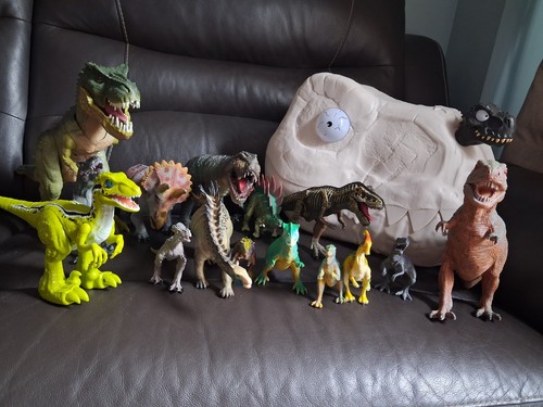 Selection dinosaur toys - selection, of
