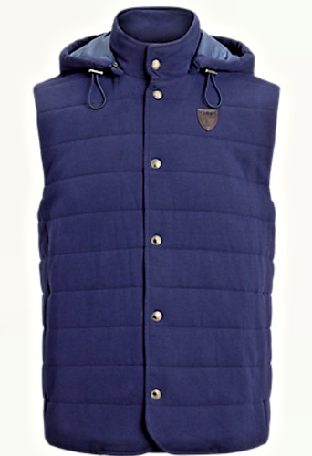 Quilted jersey hooded - quilted,