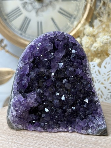 Deep purple amethyst geode - amethyst,