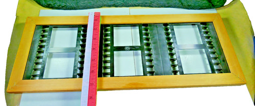 Natural wood section - section, flat