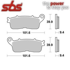 892LS Rear Brake Pads SBS for