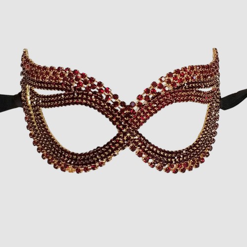 Linda women red gold - red, crystal