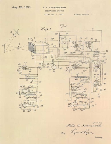 Philco television patent - television,