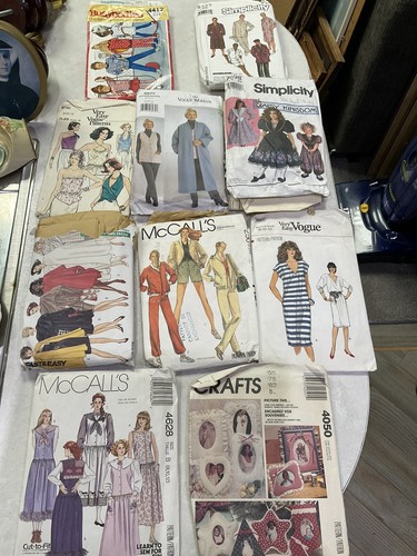 Vintage mixed sewing patterns - mixed,