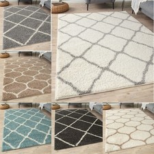 Shaggy Rugs in Moroccan Design Non-shedding Thick Soft Rugs in All Sizes